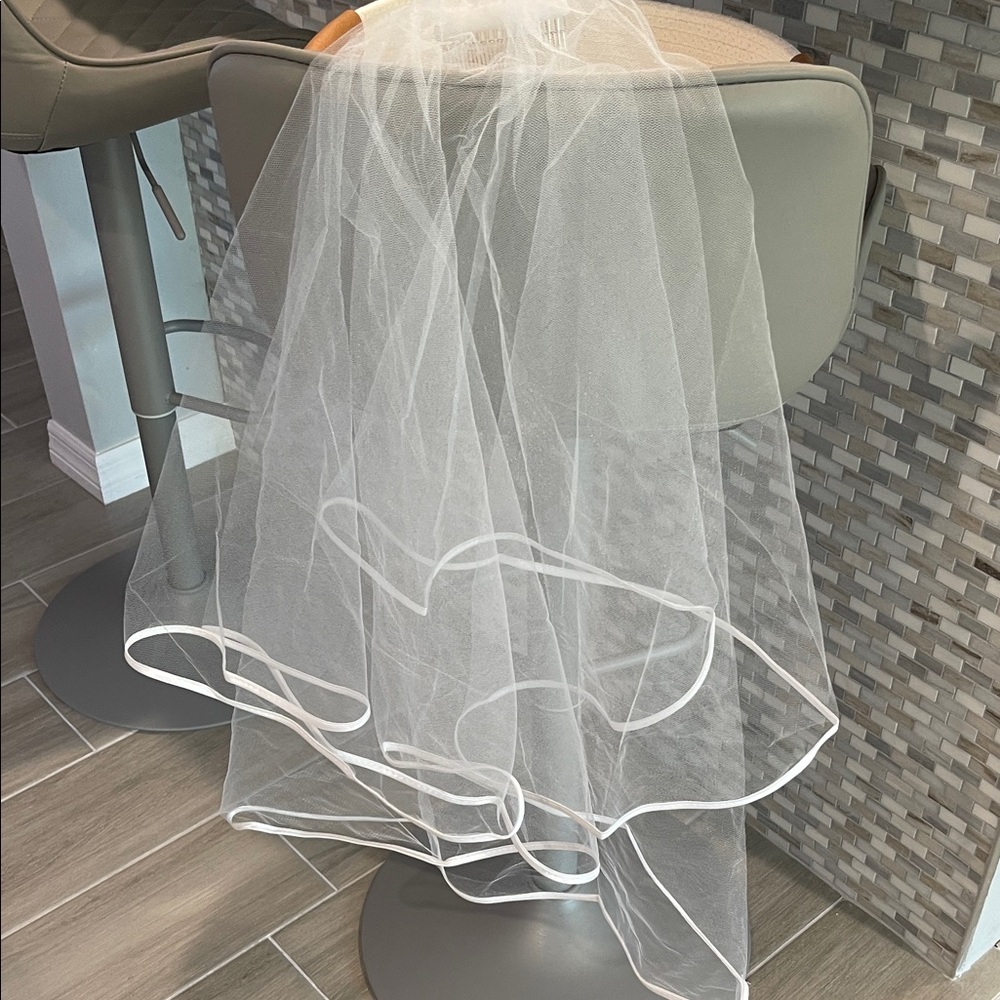 Elegant White Veil